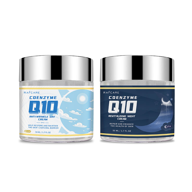 "Revitalize Your Skin: Coenzyme Q10 Day and Night Cream Set"