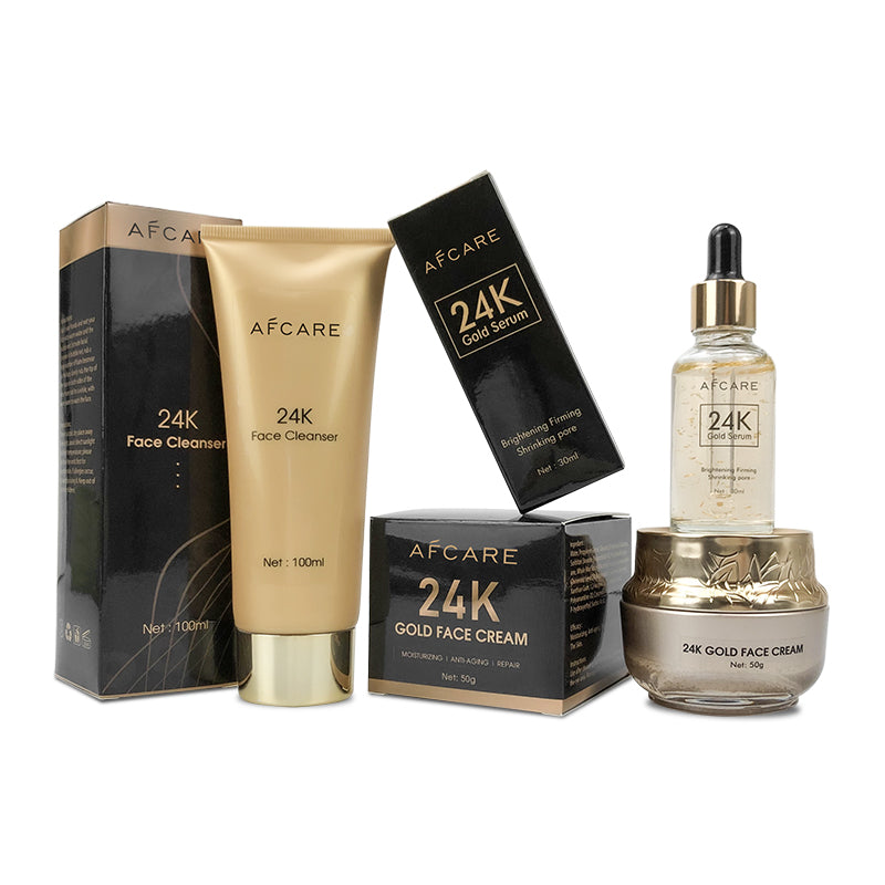 Luxe Radiance: 24K Cleansing Skin Care Set