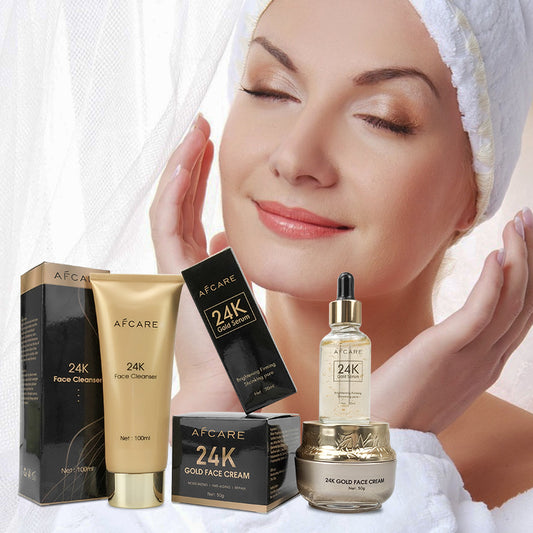 Luxe Radiance: 24K Cleansing Skin Care Set