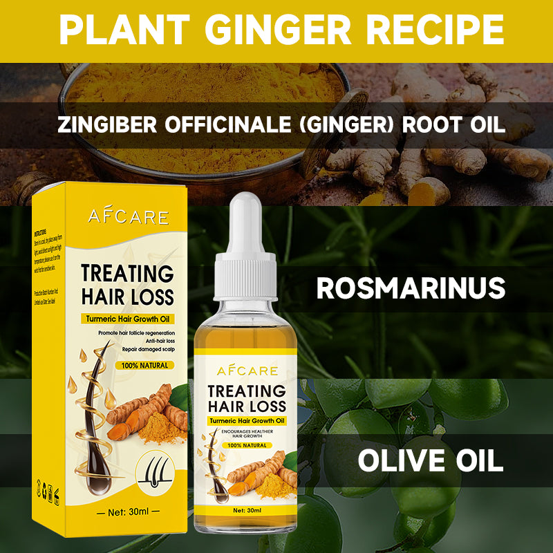 "Turmeric Hair Growth Essential Oil - Boost Your Hair Health!"