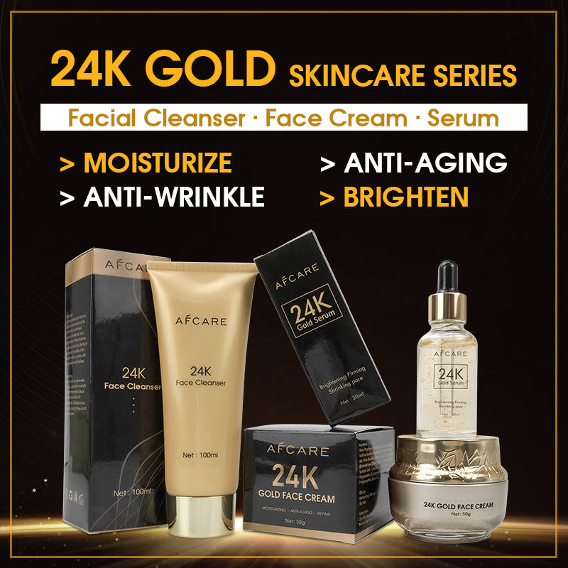 Luxe Radiance: 24K Cleansing Skin Care Set