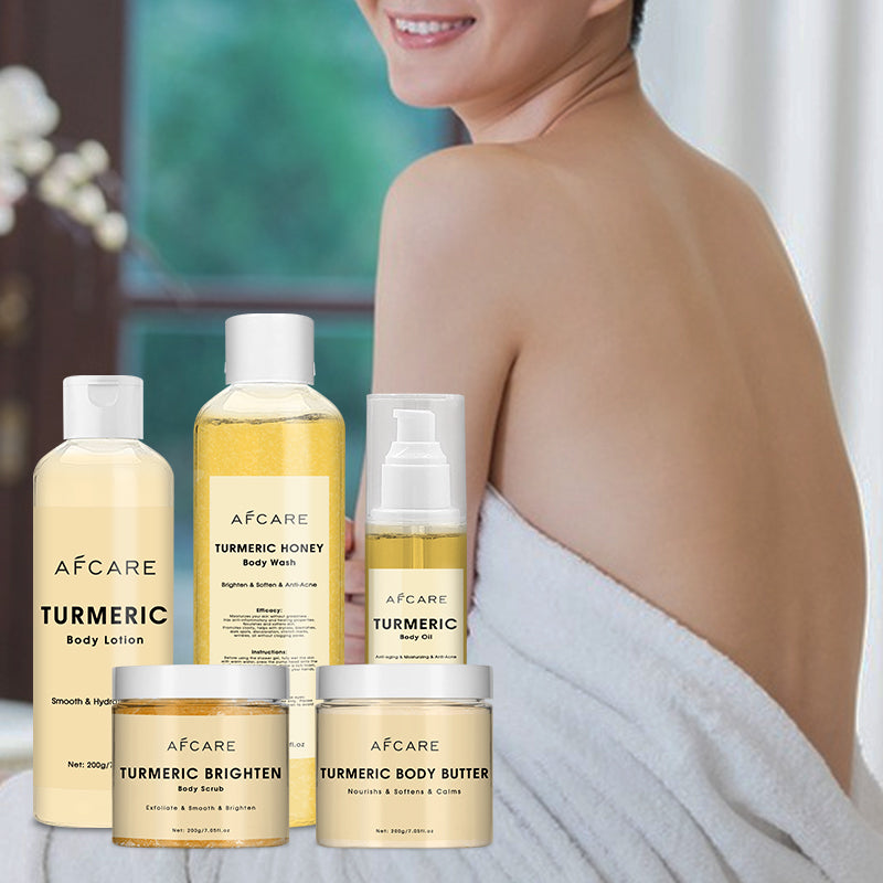 Glow Up this Summer with Turmeric Body Care Skin Care Set