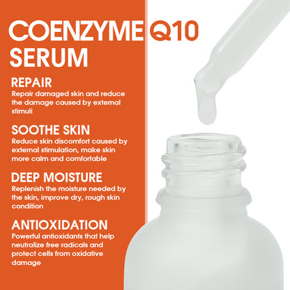 Coenzyme Q10 Facial Serum for Anti-Aging, Firming & Deep Hydrating Skin Care