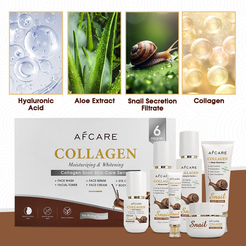 Rejuvenate Your Skin with Collagen Snail Skin Care Set