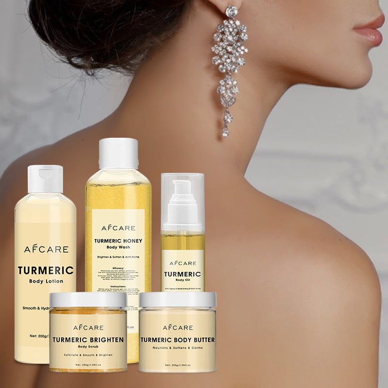 Glow Up this Summer with Turmeric Body Care Skin Care Set