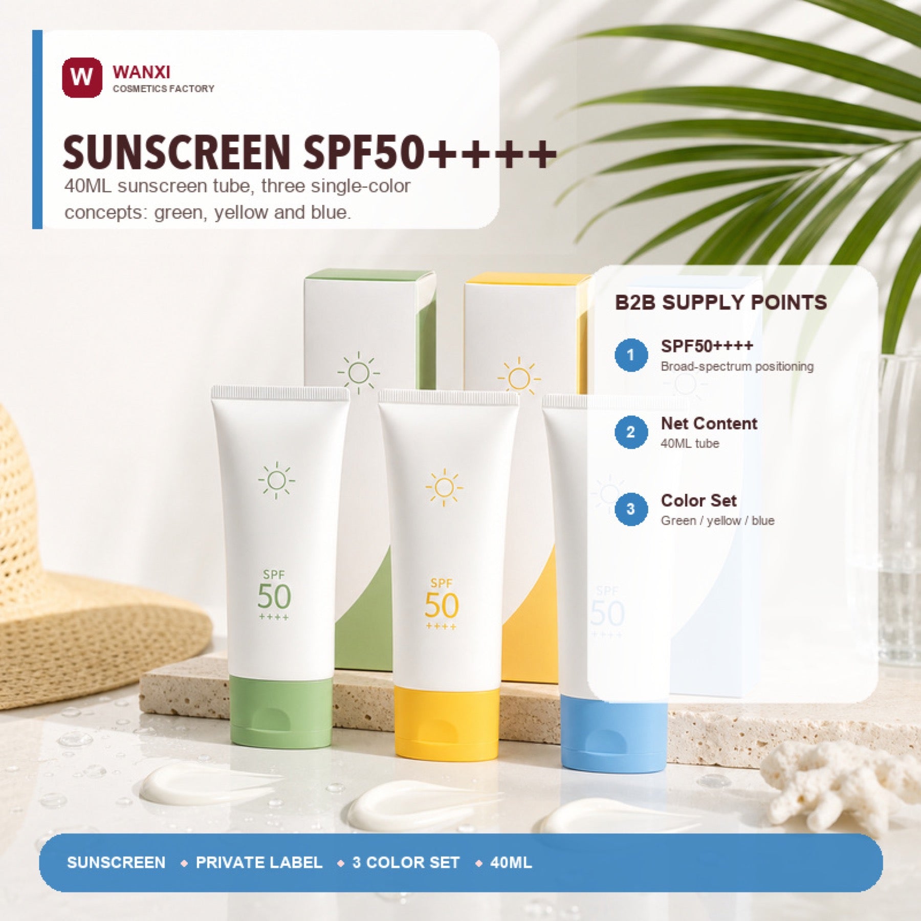 SPF50 Sunscreen Set