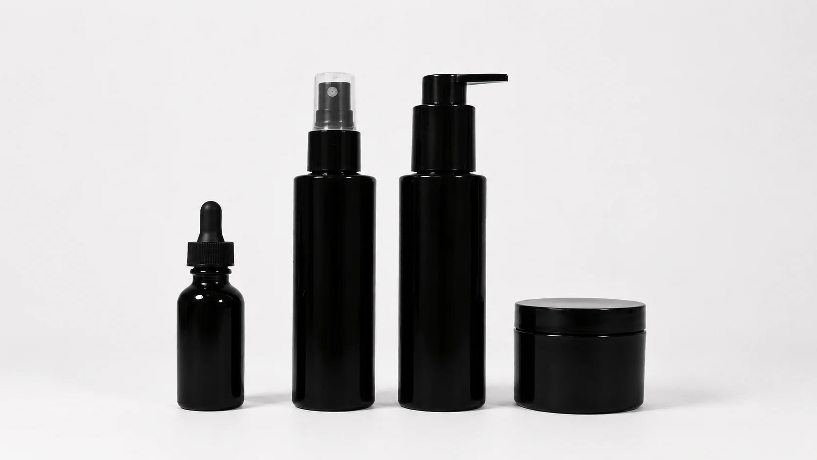 Black Minimal Packaging Collection private label category