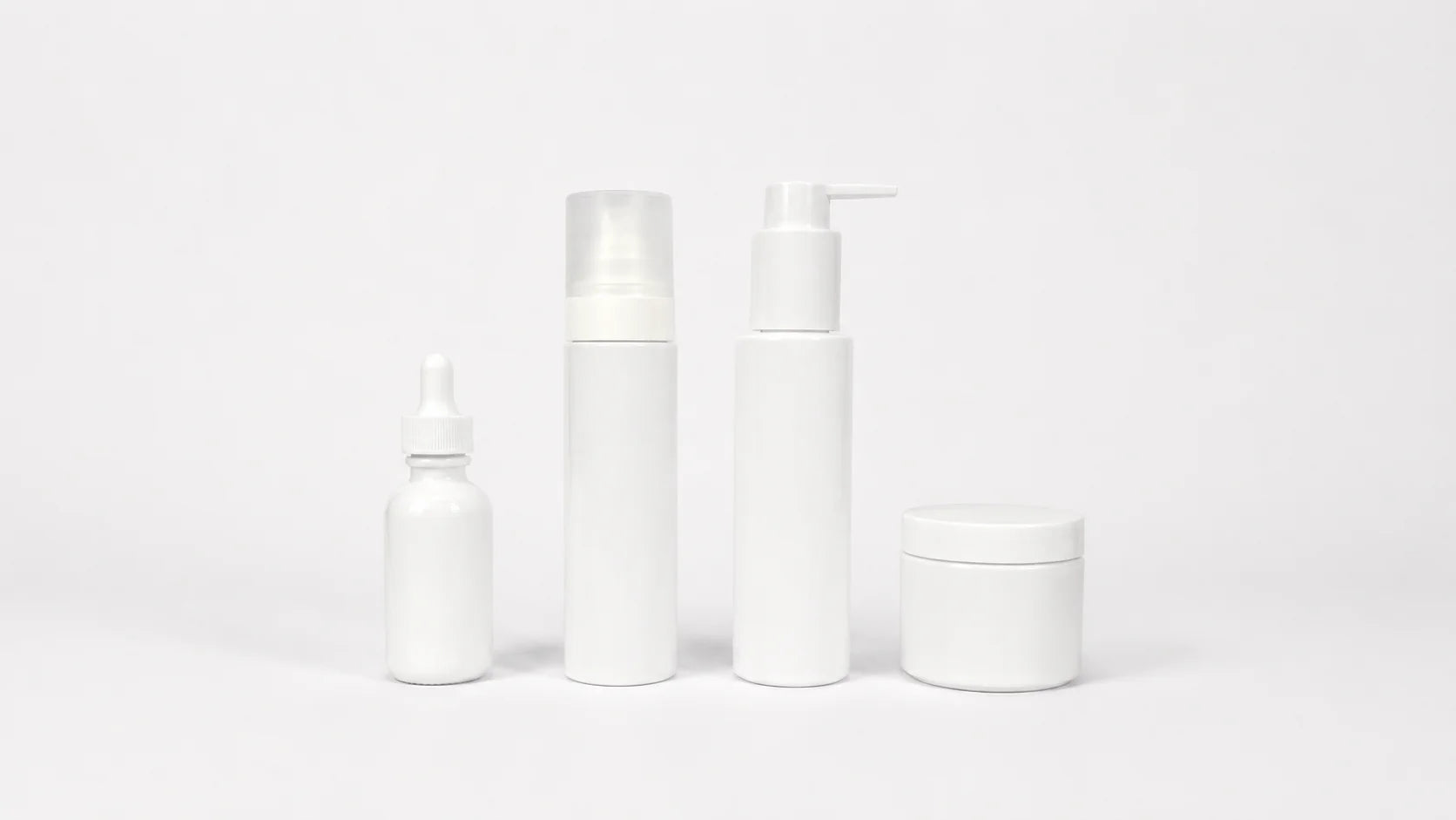White Minimal Packaging Collection private label category